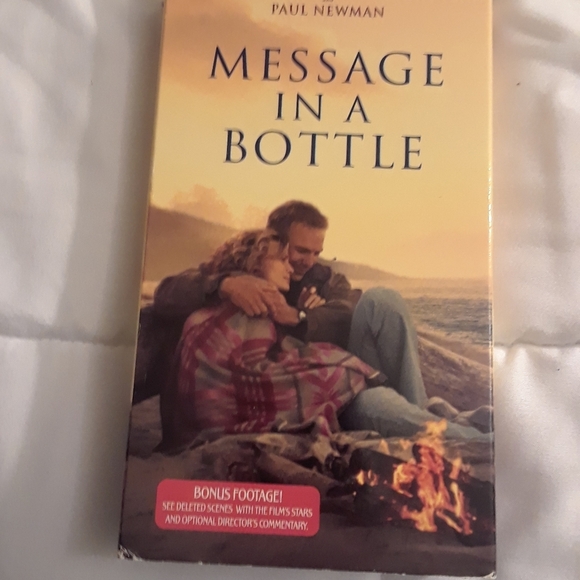 Message in a bottle Warner bros VHS video tape - Picture 2 of 4